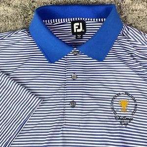 FootJoy Polo Shirt Mens XL Blue FJ Performance Stretch Olde Cypress Golf Club - Picture 1 of 20
