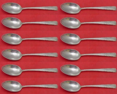 Juego de cucharaditas de plata de ley Candlelight by Towle 12 piezas 6" Foto 1 de 3