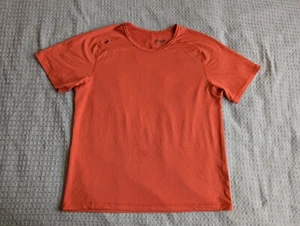 Rhone Shirt Men Large Orange Vapor Training Tee Polartec Short Sleeve Stretch - Picture 1 of 11