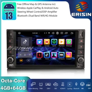 8-Core Android 13 Autoradio GPS DAB+ WLAN für TOYOTA COROLLA EX RAV4 VIOS HILUX - Bild 1 von 18