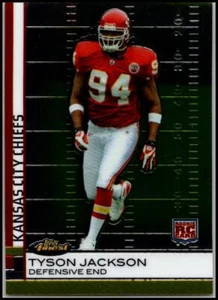 2009 Topps Finest #74 Tyson Jackson - Rookie RC FREE SHIPPING! - Picture 1 of 2