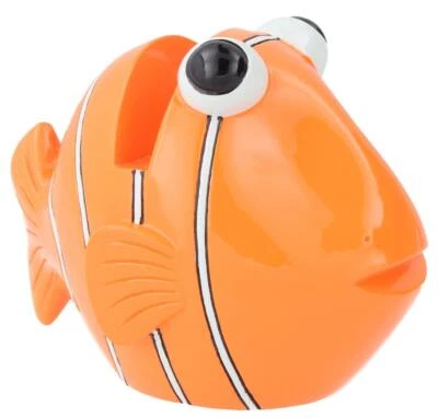 KINDLER ETUIS Niedlicher Brillenhalter "Tierchen" als schielender Clownfisch aus Polyserin