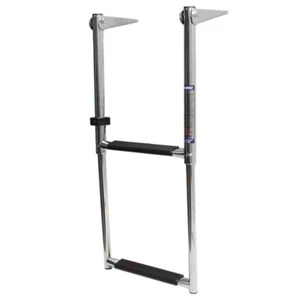 Windline Stainless 2 Step 24 1/2 In Boat Boarding Telescoping Ladder - Foto 1 di 4
