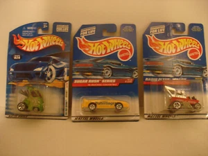 3 Hot Wheels Mattel Cars Collector #029 #744 y #827 Nuevo de Lote Antiguo - Imagen 1 de 18