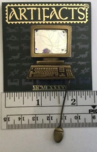 Spilla - Computer vintage con mouse di Jonette Jewelry JJ - Foto 1 di 1