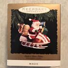 Hallmark Keepsake Magic Ornament Santa?s Snow-Getter Flickering Light 1993