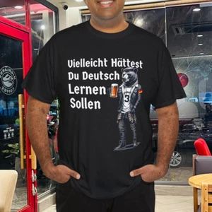 Camiseta divertida alemana quizás deberías haber aprendido alemana - Imagen 1 de 7