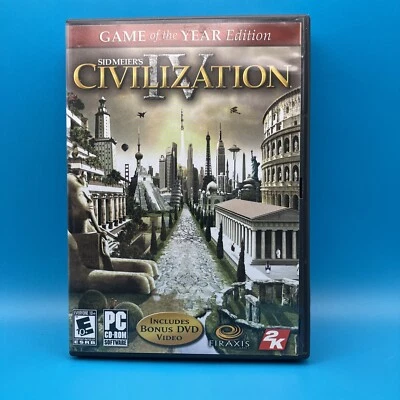 Sid Meier's Civilization IV (Game of the Year Edition) With bonus DVD(PC, 2006) - Image 1 of 3