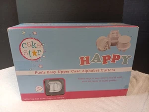 Cortadores de alfabeto cake star push fácil caja superior 26 piezas - Imagen 1 de 5