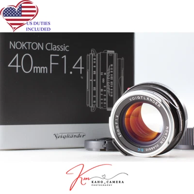 [Unused in Box] Voigtlander Nokton 40mm f1.4 SC Lens VM Leica M Mount from JAPAN - Image 1 of 4