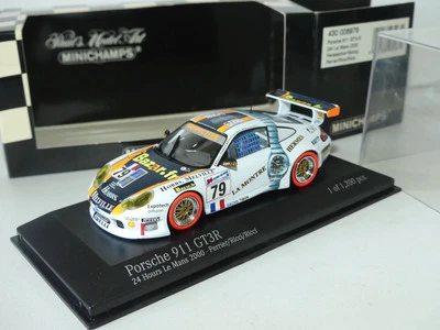 PORSCHE 911 GT3R N°79 LE MANS 2000 MINICHAMPS 1:43 - Photo 1/2