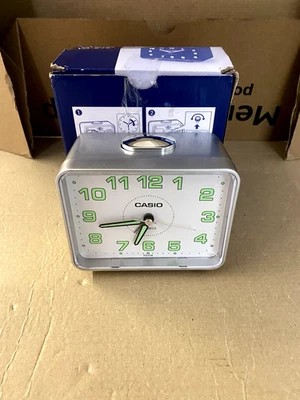 CASIO Quarzwecker TQ-218-8EF Wecker, Leuchtzeiger, Leuchtziffern, Schlafzimmer - Bild 1 von 3