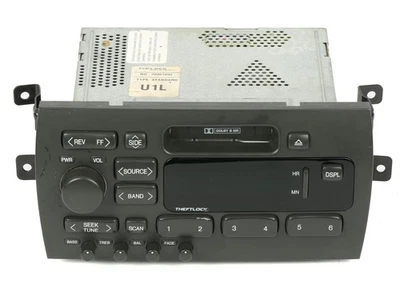 Cadillac Catera AM FM 1998-2001 radio casete número de pieza 09361896 código opcional U1L Foto 1 de 4