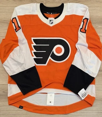 NUEVA Camiseta Adidas MiC Flyers Team Issue Travis Konecny Auténtica PROMOCIÓN Talla 54 Foto 1 de 4