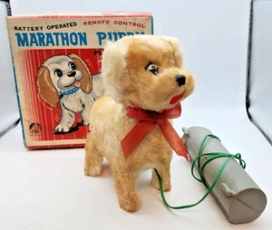 Vintage Meiho Toys Japan. Marathon Welpe im Originalkarton. Getestet & Funktioniert. - Bild 1 von 12