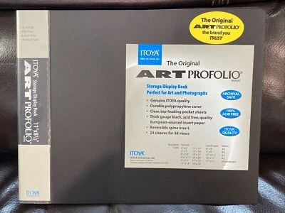 Портфолио ITOYA Art для хранения/дисплея в переплете портфолио для 11x8,5 дюйма вмещает 48 фотографий - Изображение 1 из 4
