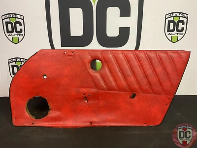 Panel de puerta de pasajero derecho Porsche 911 1974-1975 cuero sintético langosta 125448 Foto 1 de 4