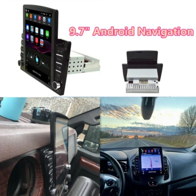 Radio Coche Android 9.7in 1Din Pantalla Vertical Audio Estéreo Bluetooth Multimedia Foto 1 de 4