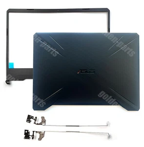 New For Asus TUF FX86 FX505 FX505DT Gaming LCD Back Cover + Fornt Bezel Hinges - Afbeelding 1 van 4