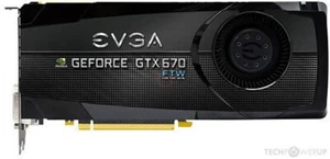 Nvidia EVGA GeForce GTX670 FTW Grafikkarte, 2 GB, HDMI/DP/DVI, 42 - Bild 1 von 2