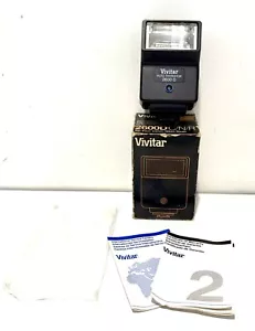 Vivitar Auto Thyristor 2600-D Flash In Box Tested And Working - Picture 1 of 13