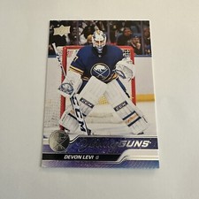 Devon Levi 2023-24 Upper Deck Series 1 Young Guns Rookie Card #237