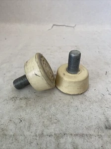 Rubber Stoppers SET Of 2  Vintage Sure Grip Brakes Roller Skate STOPPERS ONLY - Picture 1 of 8