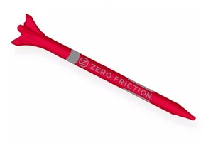 Zero Friction ZFT Maxx 3-Prong Composite Tees (Red/Silver, 2.75", 16pk) NEW - Picture 1 of 1