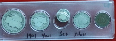 1901 United States Silver Year Set - Image 1 of 2