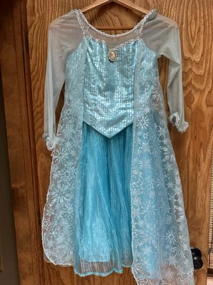 Disney Parks Elsa Costume Dress Size 10/12 - Image 1 of 4