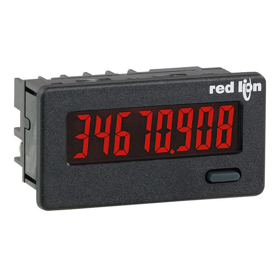 Contador RED LION CUB4L800, LCD, 8 dígitos, 1,51" D 793JF6 Foto 1 de 1