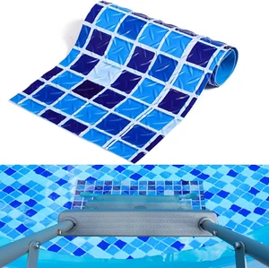 24" X 9" above Ground Pool Ladder Mat, Swimming Protective Nonslip Step Pad with - Picture 1 of 12