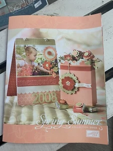 Stampin’ Up! Idea Book & Catalog 2008 Rubber Stamps Scrapbooking Cardmaking - Picture 1 of 1