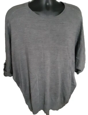 Suéter Relativity Mujer Talla 2X Dolman Manga 3/4 Gris Suave Ligero Foto 1 de 4