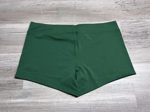 Nike Dri-Fit Compression Volleyball Shorts Womens Dark Green NWT Sz L Swoosh #2 - Picture 1 of 5