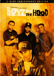 Boyz N The Hood: Cuba Gooding Jr. Ice Cube (1991 DVD Anniversary Edition) V.G. - Picture 1 of 3