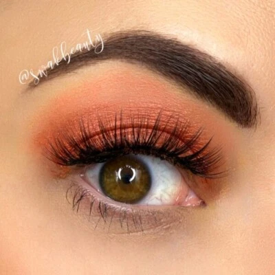 Fiery Coral Shimmer: A warm, shimmering coral-red eyeshadow ShadowSense. New - Image 1 of 4