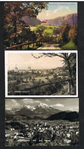 Steyrthalbahn, Frauenstein, Kremsmünster, Windischgarsten 3 alte Karten 1918