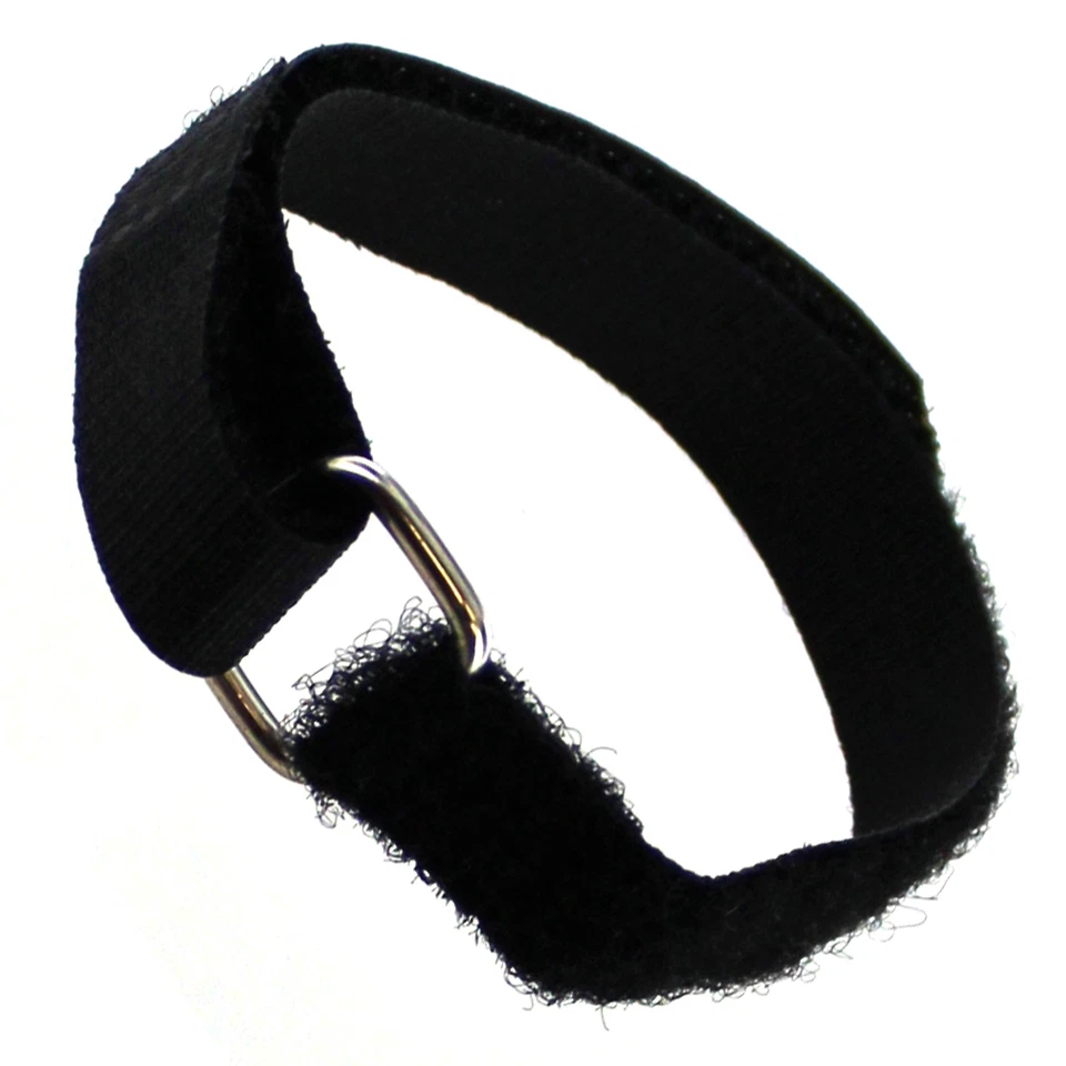 Correa de reloj delgada de nailon envolvente deportiva de 12 mm negra lisa 150 Foto 1 de 1