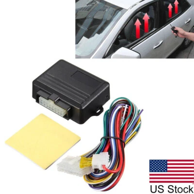 Automatic Safety Power Window Roll Up Closer Module Kit DC 12V Vehicle 4-Door - Image 1 of 4