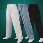 Martial Arts Trousers Kung Fu Tai Chi Pants Ice Silk Wushu Sports Bloomers Loose