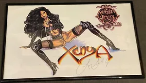 LOUIS SMALL JR Autografato XENYA Sanctuary Press Promo Ltd. Ed. Stampa artistica rara - Foto 1 di 3
