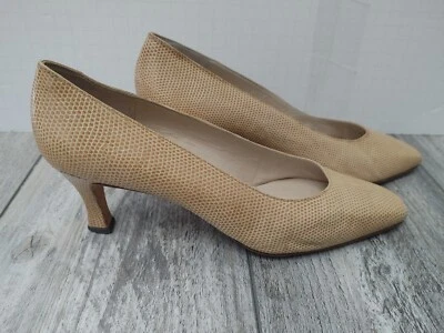 Zapatos para mujer RENE MANCINI Paris formales MARRÓN UE-39 EE. UU. 8,5 - HECHOS EN FRANCIA Foto 1 de 4