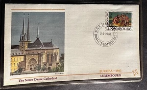 LUXEMBOURG 1983 FDC EUROPA CATHEDRALS FLEETWOOD -S16754 - Picture 1 of 1