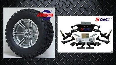 Club Car DS Golf Cart 6" A-Arm Lift Kit + 12" Wheels and 23" Tires 1982-2003 Foto 1 de 4