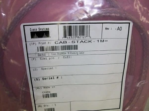 New Sealed Cisco 1M Stackwise Stacking Cable 72-2633-01 - Picture 1 of 1