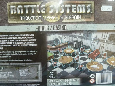 Diner / Casino.  Battle Systems Terrain. New & Sealed. - Image 1 of 2