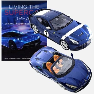 Panini Supercars Collection Bundle Ferrari 444 Spider F12 Berlinetta & Book - Picture 1 of 5