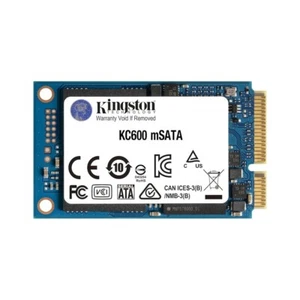 Kingston KC600 mSATA 256GB 512GB 1TB SSD SATA III 3D TLC NAND Solid State Drive - Afbeelding 1 van 6