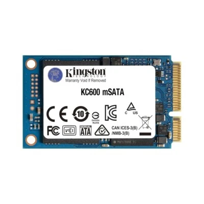 Kingston KC600 mSATA 256GB 512GB 1TB SATA III 3D TLC SSD for Laptop Desktop PC - Image 1 of 4
